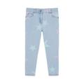Stella Mccartney Kids Star-print Stretch-denim Jeans - Blue - 05YR (5 Years)