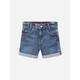 Hugo Boys Regular Fit Denim Bermuda Shorts In Blue Size 10 Yrs