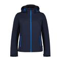 Softshelljacke ICEPEAK "H SOFTSHELLJACKE BIGGS" Gr. 50, blau (blue) Herren Jacken Outdoorjacken