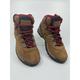 Columbia Shoes | Columbia Womens Newton Ridge Hiking Boots Brown Red Suede Padded Cuff Lace Up 8 | Color: Brown | Size: 8
