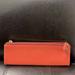 Anthropologie Office | Anthropologie Je Ne Sais Quoi Zipper Pouch Makeup Bag Pencil Case | Color: Orange/Pink | Size: Os