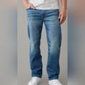 American Eagle Outfitters Jeans | Ae American Eagle Men's Relaxed Straight Dark Wash Stretch Denim Jean Size 31x30 | Color: Blue | Size: 31