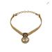 Gucci Accessories | Gucci Lion Head Metallic Gold Marmont Gg Logo Choker Necklace | Color: Gold | Size: Os