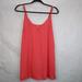 Free People Tops | Free People Camisole Women's Xs Coral Pink V-Neck Spaghetti Straps Tank Top | Color: Orange | Size: Xs