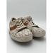 Michael Kors Shoes | Michael Kors Womens Sneakers Sz 10m Mk Logo Low Top Leather Canvas Rubber Hx19c | Color: White | Size: 10