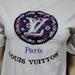 Louis Vuitton Tops | Louis Vuitton Size M White Logo Tshirt | Color: Blue/White | Size: M