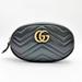 Gucci Bags | Gucci Gg Marmont Waist Bag Belt Quilted Black Leather Ladies 476434 | Color: Black | Size: Os