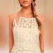 Free People Dresses | Free People Just Like Honey Lace Dress | Color: Cream | Size: 12