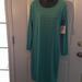 Lularoe Dresses | Lularoe Debbie Dress | Color: Green | Size: M