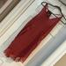 Free People Dresses | Free People Intimates Dress With Lace-Sz L | Color: Red | Size: L