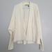 Anthropologie Sweaters | Anthropologie Saturday Sunday Yvonne Fringe Doleman Off-White Cardigan L | Color: Cream | Size: L