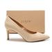 J. Crew Shoes | New J. Crew Microsuede Heeled Pumps In Saddle Tan Bj248 $128 | Color: Tan | Size: Various
