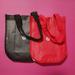 Lululemon Athletica Bags | Bundle 2 Small Lululemon Reusable Shopping Gift Bag Totes | Color: Black/Red | Size: Os