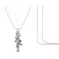 Sterling Silver (92.5% purity) God Krishna Chain Pendant (Pendant with Rope Chain) for Men & Women Pure Silver Lord Krishna Chain Locket for Good Health & Wealth Sterling Silver Locket Set_445