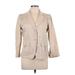 DKNY Jacket: Short Tan Print Jackets & Outerwear - Women's Size 12