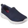 Slip-On Sneaker SKECHERS "GO WALK JOY-AURORA", Damen, Gr. 42, blau (navy, weiß), Textil, sportlich, Schuhe, Freizeitschuh, Schlupfschuh, Trainingsschuh in veganer Verarbeitung