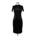 Zara Cocktail Dress - Sheath: Black Solid Dresses - Women's Size Medium