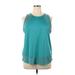 Avia Active Tank Top: Teal Activewear - Women's Size X-Large