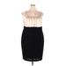 London Times Cocktail Dress - Sheath: Black Dresses - Women's Size 20