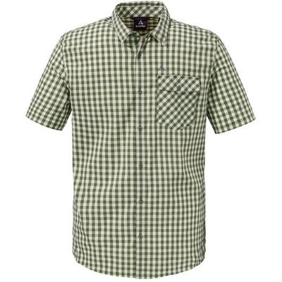 SCHÖFFEL Herren Hemd Shirt Trattberg SH M, Größe 48 in Grün