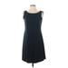 Cut.Loose Casual Dress - A-Line: Blue Solid Dresses - Women's Size Small