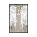 East Urban Home Farmhouse Guardian Angel by Ashley Bradley - Painting Print Canvas/Paper in Gray/White | 26" H x 18" W x 1.5" D | Wayfair