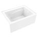 Kingston Brass VTAM4836L22T Ambry 48-Inch Acrylic Alcove Tub w/ Left Hand Drain, Glossy Acrylic in White | 21.44 H x 48 W x 35.81 D in | Wayfair