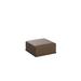 Vondom Gatsby Outdoor Ottoman in Brown | 17.75 H x 35.5 W x 35.5 D in | Wayfair 54408-Bronze