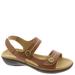 Trotters Romi Stitch - Womens 9.5 Brown Sandal Medium