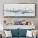 Longshore Tides Boats On The Water II Canvas, Solid Wood in Blue/Brown/White | 12 H x 30 W x 1.5 D in | Wayfair 20B3515195B440D3BB50BB8B7A11349A