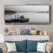 Rosecliff Heights Black & White Water Panel XI Canvas, Solid Wood | 20 H x 50 W x 1.5 D in | Wayfair B00BDFC2957040C7B8887FBCA4B76CA4