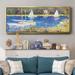 Longshore Tides The Seine At Argenteuil, 1874 Framed On Canvas Print Canvas, Solid Wood | 20 H x 50 W x 1.5 D in | Wayfair