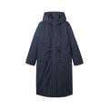 Tom Tailor Regenmantel mit recyceltem Polyester Damen sky captain blue, Gr. XL, Weiblich Jacken outdoor