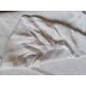 "Vintage Linen Fitted Sheet-Hemp-Central Seam- Elastic to Corners Only- 78\" x 57\" - 198 cm x 145 cm"