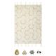 Tapis de jeu pollinisation en coton naturel 90 x 130 cm