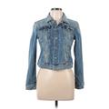 Hudson Jeans Denim Jacket: Short Blue Jackets & Outerwear - Kids Girl's Size Large