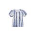 Epic Threads Short Sleeve T-Shirt: Blue Tie-dye Tops - Kids Girl's Size Medium