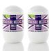 Fresh Kidz Roll On Deodorant for Kids and Teens - Baking Soda and Aluminum-free 24 Hour Protection for Sensitive Skin - Girls Purple 1.86 fl.oz. (2 Pack)