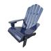 Kids Patio Chair Outdoor Furniture Adirondack Chair with Armrests and High Slat Backrest Wood Accent Lounge Chair for Garden Backyard Porch Outdoor Easy to Assembly