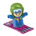 Replacement Parts for Fisher-Price Little People Playset - HMK85 ~ Boy Figure in Blue Snowsuit and Helmet with Pink and White Skis ~ Inspired by Barbie ~ Works Great with Any Little-People Playset