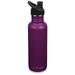 Klean Kanteen Classic Water Bottle with Sport Cap - Stainless Steel Sports Water Bottle - 27 Oz Purple Potion