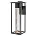 6.5W 1 Led Outdoor Large Wall Lantern in Modern Style-21.5 inches Tall and 8 inches Wide-Black Finish Bailey Street Home 81-Bel-4947911