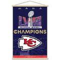 NFL Kansas City Chiefs - Super Bowl LVIII Team Logo Wall Poster with Magnetic Frame 22.375 x 34