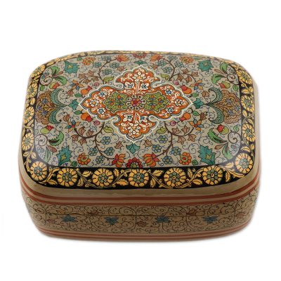 Royal Persia,'Handmade Papier Mache Persian Motif Jewelry Box'