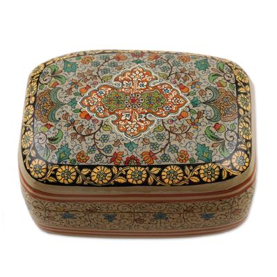 Royal Persia,'Handmade Papier Mache Persian Motif Jewelry Box'