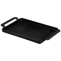 Chasseur Cast Iron Matt Black Rectangular Grillpan With Twin Handles