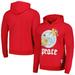 Men's Freeze Max Red The Simpsons Angels of Peace Pullover Hoodie