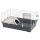 Ferplast Rabbit and Guinea Pig Cage 100 - Grey: approx. 95 x 57 x 46 cm (L x W x H)