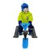 Wuzstar Snow Racer Sled Kids Ski Sled Slider Board for Skiing Ice Skating Sand Skating Blue