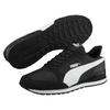 Sneaker PUMA "ST Runner v2 NL", Gr. 45, schwarz-weiß (puma schwarz, puma weiß), Textil, Synthetik, sportlich, Schuhe